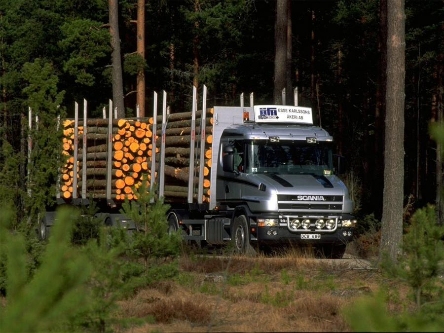  Scania T144G 460 6x4 Timber Truck 1995 года  (фото 1 из 1)